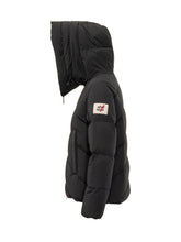 Piumino After Label Nero con Cappuccio - Abbigliamento Donna | Lidia Shopping