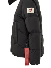Piumino After Label Nero con Cappuccio - Abbigliamento Donna | Lidia Shopping