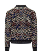 Lorenzoni Multicolor Jacquard Knit Bomber - Collezione Happy Birthday | Lidia Shopping