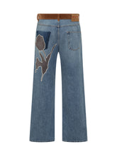 Wide-Leg Jeans with Suede Detail Marni - Collezione Happy Birthday | Lidia Shopping