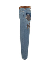 Wide-Leg Jeans with Suede Detail Marni - Collezione Happy Birthday | Lidia Shopping