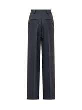 Pantaloni Mom s Pants in Lana Grigia - Abbigliamento Donna | Lidia Shopping