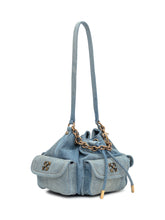 Off-White Dumbo Bucket Denim Bag - Collezione Happy Birthday | Lidia Shopping