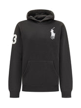 Polo Ralph Lauren Black Big Pony Hoodie - Collezione Happy Birthday | Lidia Shopping