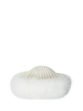 White Wool and Fur Hat Nima 1708 - Collezione Happy Birthday | Lidia Shopping
