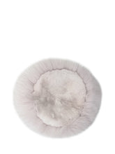 Light Grey Fur Hat Nima 1708 - Collezione Happy Birthday | Lidia Shopping