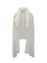 Knit Cape with Fur Collar Nima - Collezione Happy Birthday | Lidia Shopping