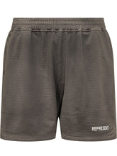 REPRESENT - Bermuda in Mesh con Vita Elasticizzata - Grigio | Lidia Shopping | Official Website