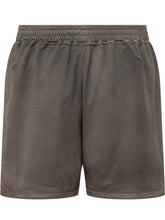 REPRESENT - Bermuda in Mesh con Vita Elasticizzata - Grigio | Lidia Shopping | Official Website