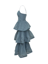 Abito Midi Con Balze E Spalline Sottili - Abbigliamento Donna | Lidia Shopping