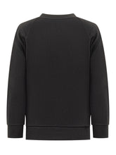 Balmain Kids Black Sweatshirt with Multicolor Logo - Balmain Kids | Lidia Shopping