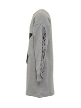 Stella McCartney Grey Star Fringe Sweatshirt - Collezione Happy Birthday | Lidia Shopping