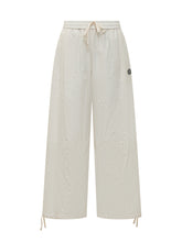 KENZO - Pantaloni Cargo con Vita Elasticizzata - Bianco - LIDIASHOPPING® - Official Website