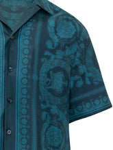 Camicia Informal a Maniche Corte con Stampa Ornamentale - Abbigliamento Uomo | Lidia Shopping