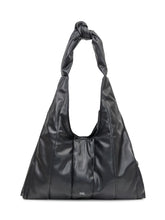Black Quilted Polyester Shopper Bag Ciel - Collezione Happy Birthday | Lidia Shopping