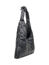 Black Quilted Polyester Shopper Bag Ciel - Collezione Happy Birthday | Lidia Shopping