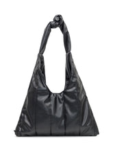 Black Quilted Polyester Shopper Bag Ciel - Collezione Happy Birthday | Lidia Shopping