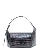 The Attico Croc-Effect Shoulder Bag - Black Friday – ENG | Lidia Shopping