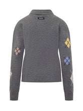 MSGM Argyle Pattern Polo Sweater - Black Friday – ENG | Lidia Shopping