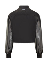 MSGM Cropped Shirt with Sheer Sleeves - Black Friday – ENG | Lidia Shopping