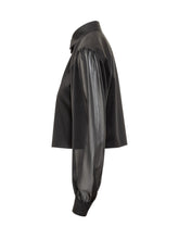 MSGM Cropped Shirt with Sheer Sleeves - Black Friday – ENG | Lidia Shopping