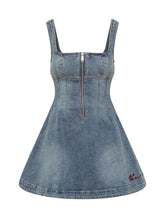 Abito Mini in Denim - Abbigliamento Donna | Lidia Shopping