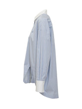 Camicia a Righe con Orlo Asimmetrico - Abbigliamento Donna | Lidia Shopping