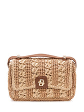 Woven Crossbody Bag with Flap - Boss | Lidia Shopping