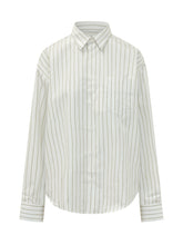 Camicia a Righe con Tasca sul Petto - Abbigliamento Donna | Lidia Shopping