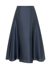 ALBERTA FERRETTI - Midi Flared Skirt - Blue - LIDIASHOPPING® - Official Website