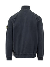 Felpa con Mezza Zip e Collo Alto - Abbigliamento Uomo | Lidia Shopping