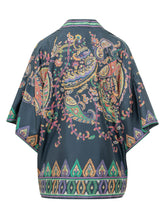 ETRO - Printed Kesa Jacket - Blue | Lidia Shopping | Official Website