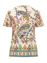 T-Shirt Slim Fit Con Stampa Paisley - Abbigliamento Donna | Lidia Shopping