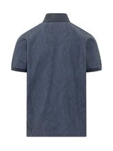 Roma Polo Shirt with Collar and Paisley Print - Collezione Happy Birthday | Lidia Shopping