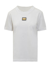 T-Shirt con Placchetta Metallica - Abbigliamento Donna | Lidia Shopping