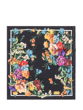 Foulard Quadrato a Stampa Floreale - Accessori Donna | Lidia Shopping