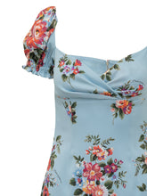 Abito Midi con Scollo a Cuore e Stampa Floreale - Abbigliamento Donna | Lidia Shopping