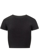 Baby Tee Logo Ricamato - Abbigliamento Donna | Lidia Shopping