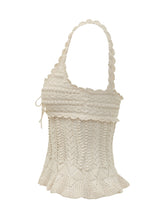 Top in Maglia con Lavorazione Traforata e Spalline - Abbigliamento Donna | Lidia Shopping