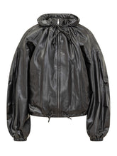 Giacca in Pelle con Coulisse - Abbigliamento Donna | Lidia Shopping