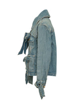 Giacca In Denim Con Fiocchi - Abbigliamento Donna | Lidia Shopping