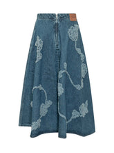 Flower Midi Skirt - Abbigliamento Donna | Lidia Shopping