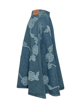 Flower Midi Skirt - Abbigliamento Donna | Lidia Shopping