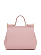 Pink Top Handle Bag With Logo Plaque - Collezione Happy Birthday | Lidia Shopping