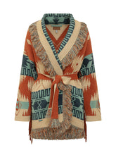 Cardigan Golden Dusk con Frange e Cintura - Abbigliamento Donna | Lidia Shopping