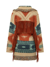 Cardigan Golden Dusk con Frange e Cintura - Abbigliamento Donna | Lidia Shopping