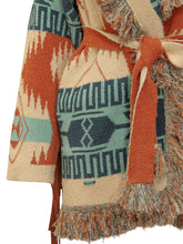 Cardigan Golden Dusk con Frange e Cintura - Abbigliamento Donna | Lidia Shopping