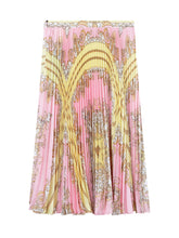VERSACE KIDS - Pleated Skirt with Ornamental Print - Multicolor | Lidia Shopping | Official Website