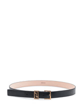 VERSACE - Geometric Buckle Belt - Black | Lidia Shopping | Official Website