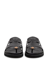 Sandali Calf in pelle con Fasce e Suola Dentellata - Ciabatte Uomo | Lidia Shopping